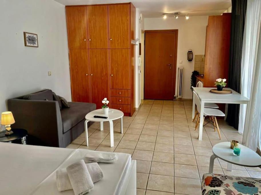 Modern Studio Large Veranda -Metro Station Suggrou Atenas Exterior foto